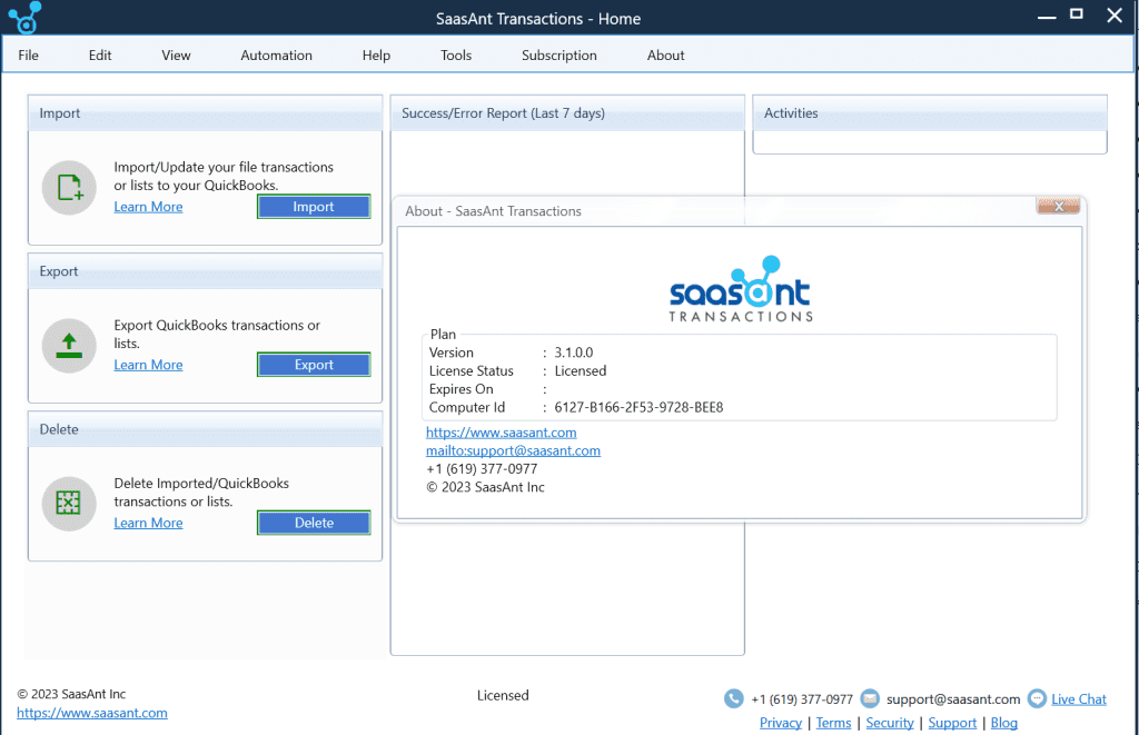 saasant transactions crack