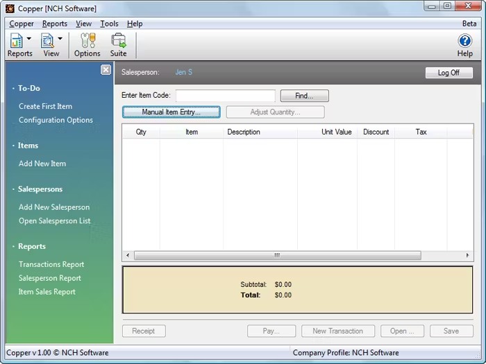 Copper Point of Sale 3.06 Plus Copper Point of Sale 3.06 Plus