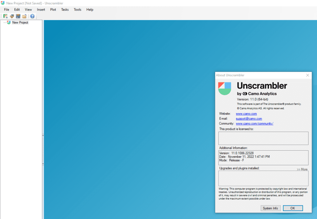 Unscrambler 11.0 Crack