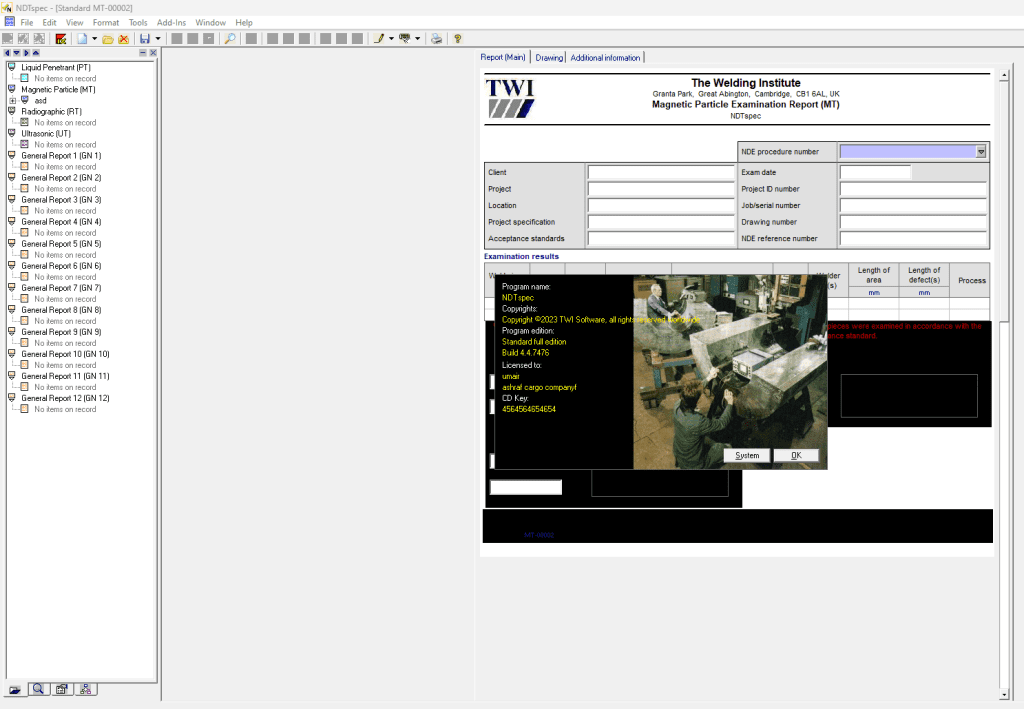 NDTspec 4.4 Full version